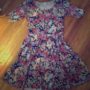 Floral LuLaRoe Nicole dress